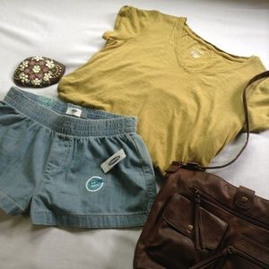 NWT Old Navy Women's Elastic Waist "Jean" Shorts